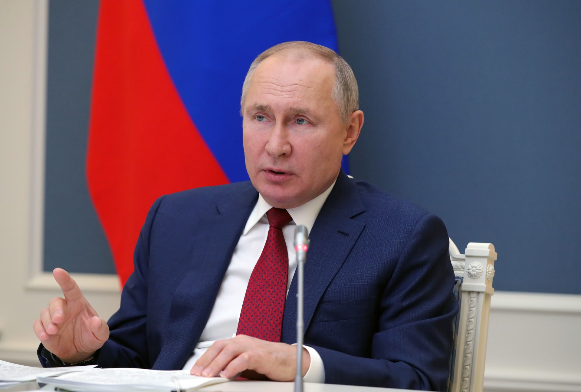 Putin says Russia faces unprecedented Western pressure