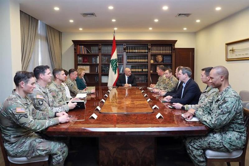 US military delegation to meet Lebanon's Aoun amid Israel's ceasefire violation