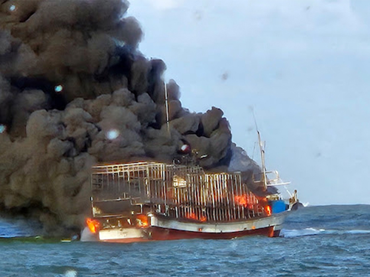 6 Missing in Fishing Boat Fire in South Korea