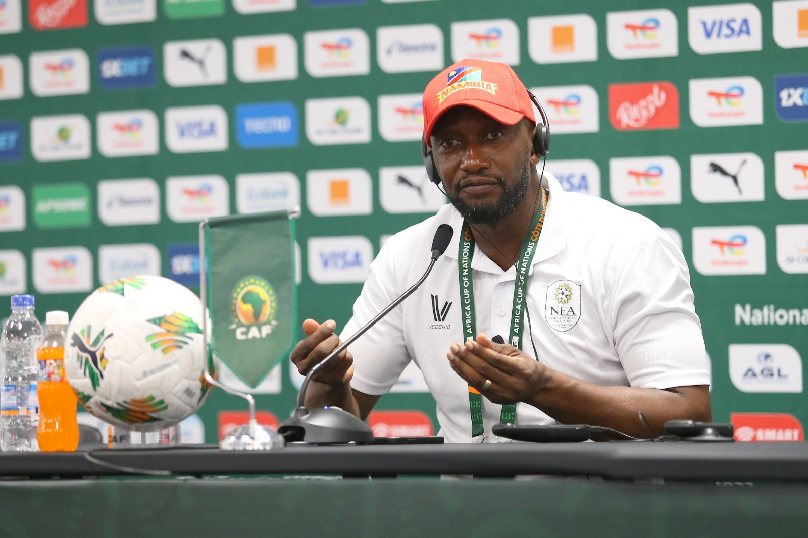 Namibia coach upbeat after 2027 AFCON qualifying draw