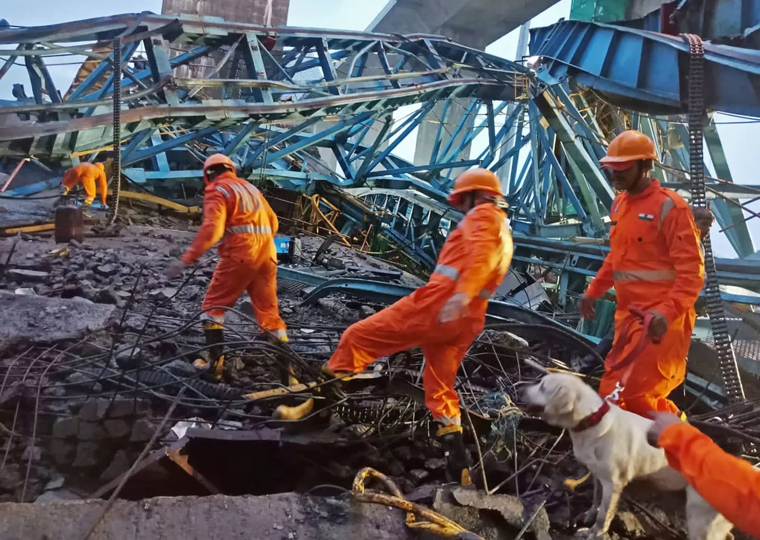 3 killed as crane topples at construction site in N. India