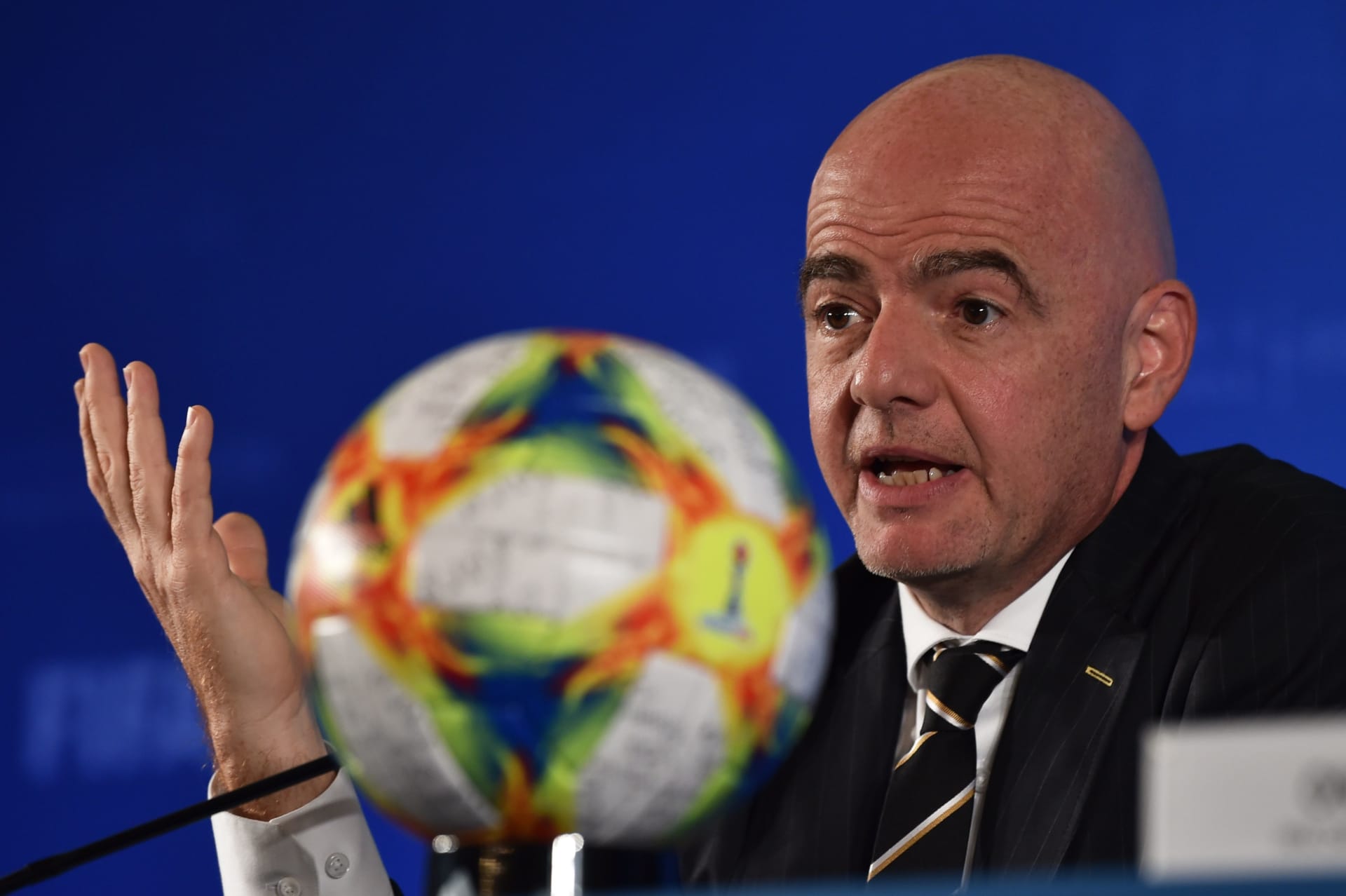 Infantino confirms Iran's participation in World Cup in U.S. at FIFA Congress