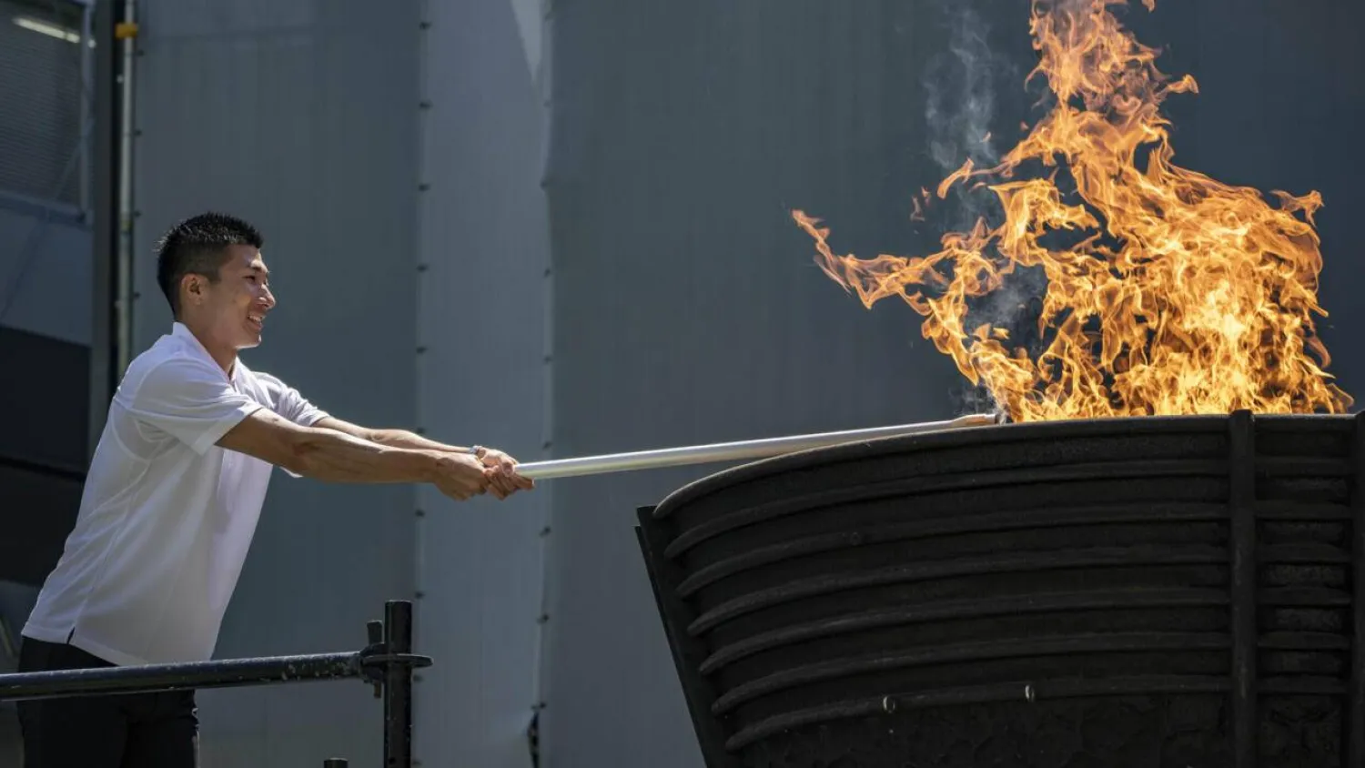 Japan Lights Torch as Countdown Begins to Asian Games
