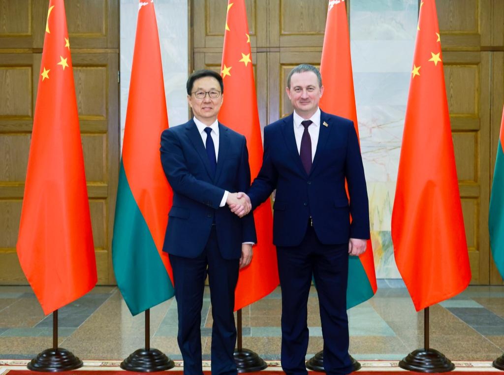 Chinese VP meets Belarusian PM