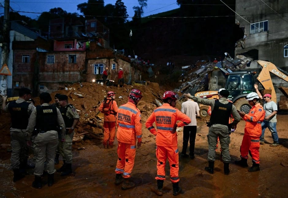 Death toll from heavy rains in southeastern Brazil rises to 59