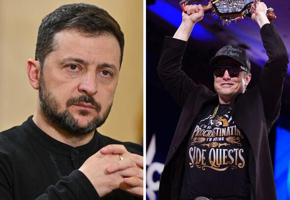 Elon Musk launches horror attack on 'fraud machine' Zelensky as row explodes