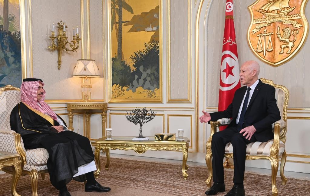 Tunisian president meets Saudi FM to discuss ties, regional issues