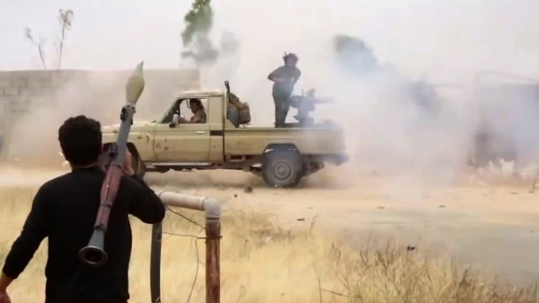 Armed clashes erupt west of Libya's capital