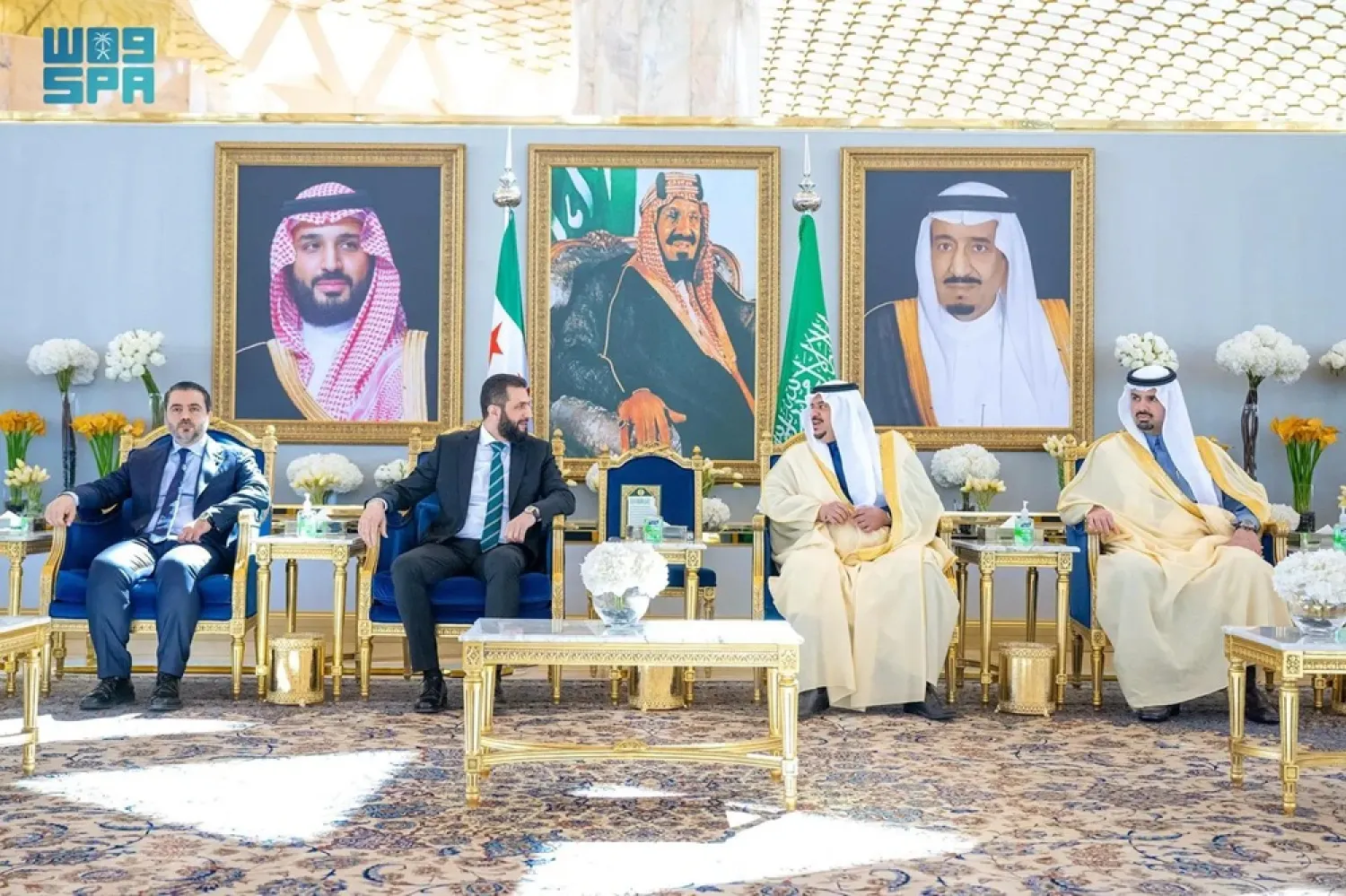 Syria’s Sharaa Arrives in Saudi Arabia on First Official Visit