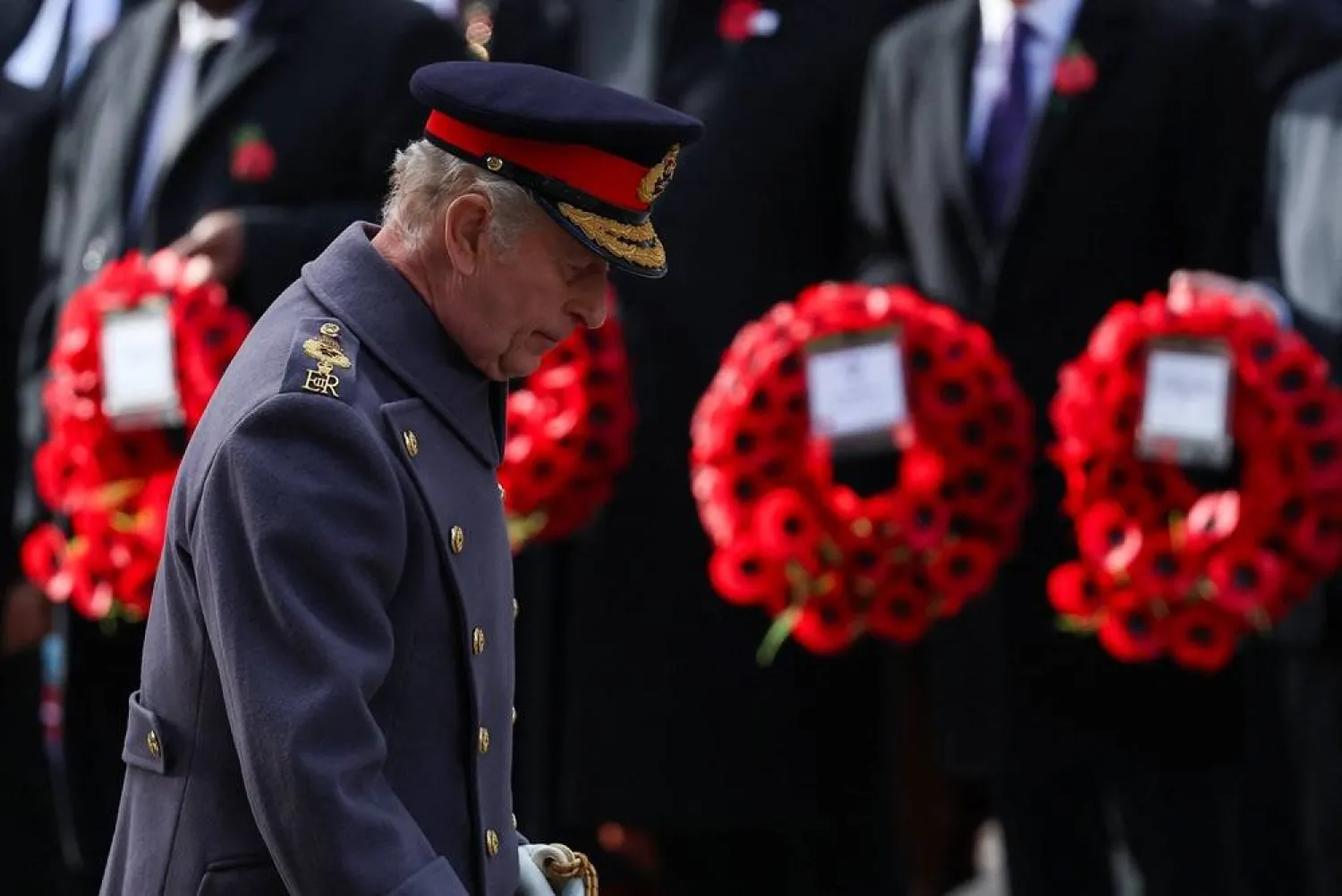 King Charles III Leads Britain’s Remembrance Sunday Ceremony for War Dead