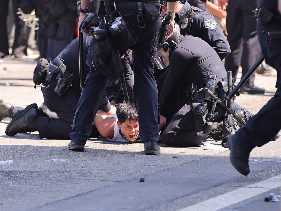U.S. California bans masks for immigration agents during operations