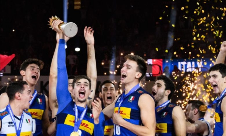 Italy defends title at men's volleyball worlds
