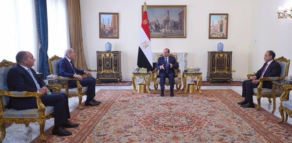 President El-Sisi met Jordan's Minister of Foreign Affairs