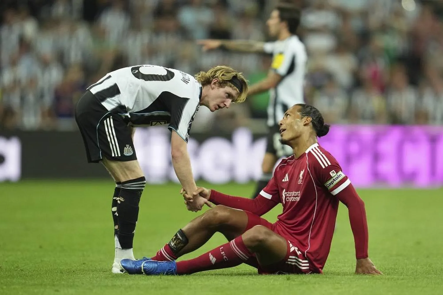 Gordon Sorry for Reckless Tackle on Van Dijk and Says His ‘Intentions Were Pure’