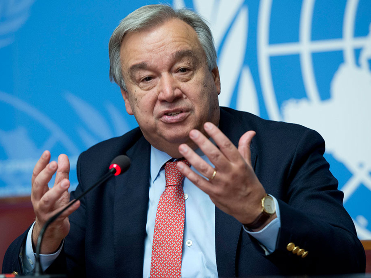 UN Secretary-General Calls for Just Peace Respecting Ukraine's Sovereignty, Independence