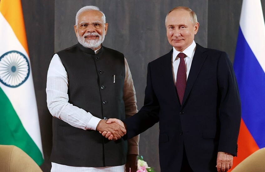 Putin, Modi discuss bilateral ties, Ukraine in phone call