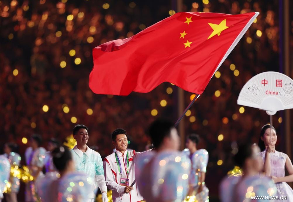 Shen, Yan named as China's flagbearers for Asian Beach Games opening ceremony
